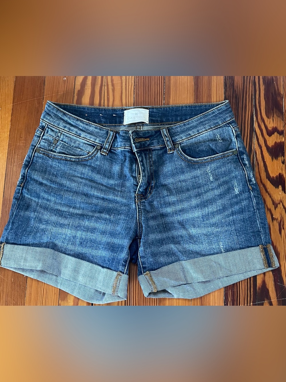 Caslon Dark Blue Denim Shorts